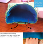 How to make a cozy sack with boning