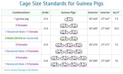 Cage Size Standards