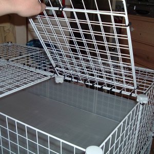 Hinged Lid for Closed Cage