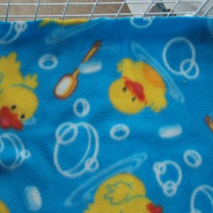 Duck fleece for Max and Ruby