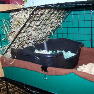 Easy grid hay rack